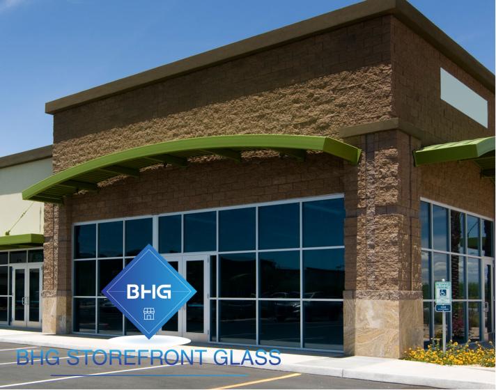 Utah storefront systems on a retail building