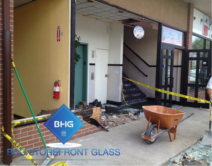 Denver storefront glass repair after a break-in